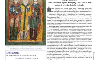 Revista Renașterea 2024 numărul 01 – ianuarie